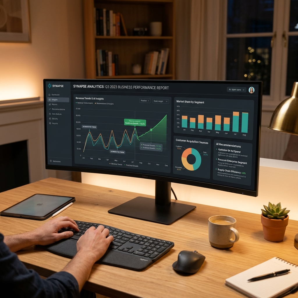 AI Data Analysis Dashboard and Workspace at Boratech Academy