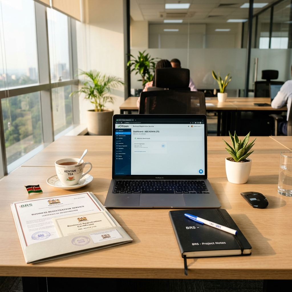 Kenyan Business Registration & eCitizen BRS Desktop Setup