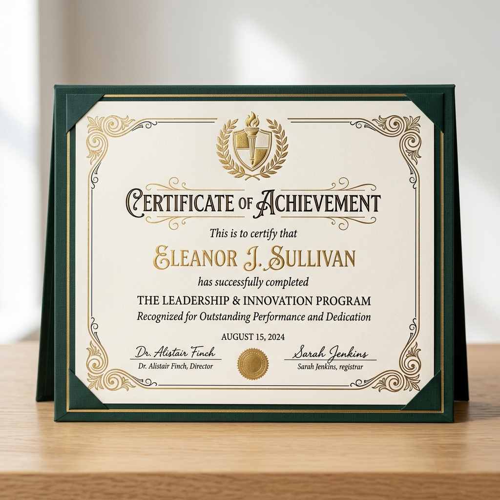 High quality certificate and award printing Eldoret
