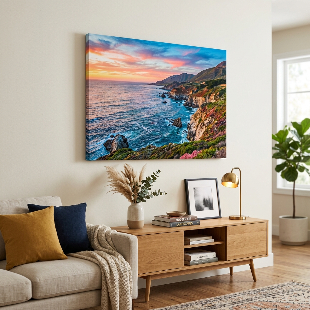 Vibrant canvas and block photo wall art mounting Eldoret